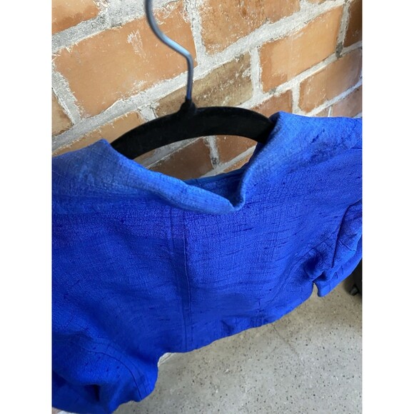 Womens Doncaster Signature Blazer - 100%  Dupioni Silk - Size 2 - Picture 15 of 16